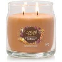 Yankee Candle Women's Signature Medium Jar Golden Pumpkin