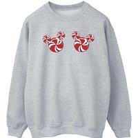 Disney Men's Mickey Mouse Candies Sweatshirt in Grey | Size: 5XL