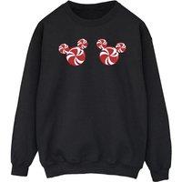 Disney Men's Mickey Mouse Candies Sweatshirt in Black | Size: 5XL