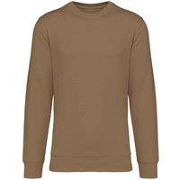 Native Spirit Men's Crew Neck Sweatshirt in Camel | Size: Large