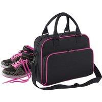 Bagbase Men's Piped Messenger Bag in Black