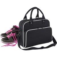 Bagbase Men's Piped Messenger Bag in Jet Black