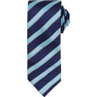 Premier Men's Waffle Stripe Formal Business Tie in Navy