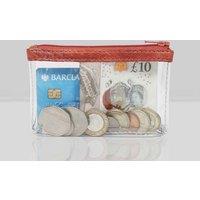 Assots London Women's 'Diana' Full Grain Leather Zip Top Coin Purse in Red