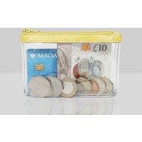 Assots London Women's 'Diana' Full Grain Leather Zip Top Coin Purse in Yellow