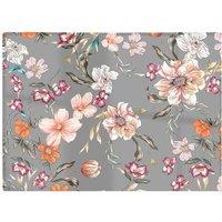 Warren Reed - Designer Peony Lily Tulip Daisy Glass Chopping Board in Grey