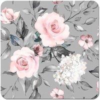 Warren Reed - Designer Dusty Pink Roses Coasters - Set of 4