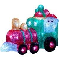 Samuel Alexander 24cm Battery Operated Light up All Aboard Christmas Train with LEDs