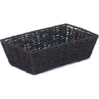 Red Hamper Black Paper Rope Tray