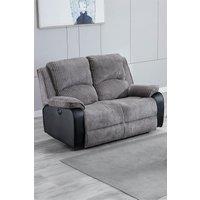 More4Homes Postana 2 Seater Electric High Back Jumbo Cord Fabric Recliner Sofa in Grey