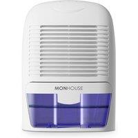 MONHOUSE 1500ml Dehumidifier - Portable & Compact Electric Moisture Absorber in White