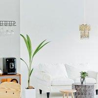 ValueLights Gold Ceiling Pendant Droplets Shade