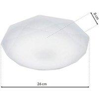 Milagro Hex Ceiling Lamp 26cm Great Value LED Light Source Included in White
