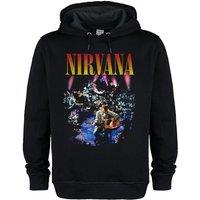 Amplified Men's Live In New York Nirvana Hoodie in Black | Size: XL