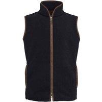 Brook Taverner Men's Cincinatti Fleece Gilet in Mid Grey | Size: Medium