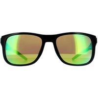 Tommy Hilfiger Men's Wrap Black Green Mirror Sunglasses