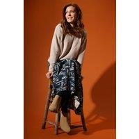 Nomads Clothing Women's LenzingTencel Tiered Skirt in Blue | Size: 12