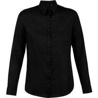 NEOBLU Women's Blaise Long-Sleeved Formal Shirt in Midnight | Size: 10-12