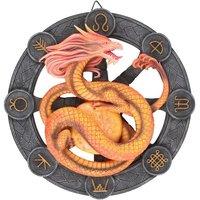 KDMD Litha Dragon Resin Wall Plaque in Yellow