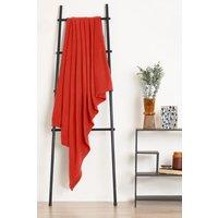 OHS Wholesale 10 Pack Plain Fleece Blanket Sofa Throw Joblot in Light Red | Size: 120 cm x 150 cm