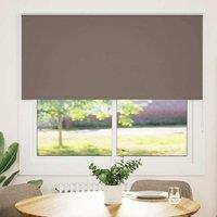 Berkfield Home Roller Blind Blackout Coffee 150x150 cm Fabric Width 146.6 cm Polyester in Brown