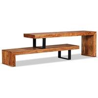 Berkfield Home TV Stand Solid Acacia Wood in Brown