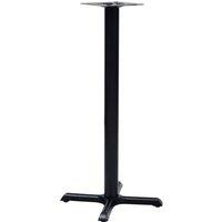 Berkfield Home Bistro Table Leg Black 56x56x107 cm Cast Iron | Size: 56 x 56 x 107 cm