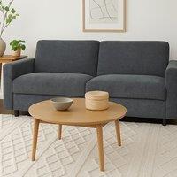 Aspire Vault Sofa Bed with Dual Storage in Charcoal | Size: 3 Seater