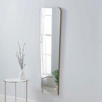 Yearn Mirrors Irregular Frameless Gold Full Length Mirror 148(h)x46cm(w)
