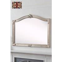 Yearn Mirrors Classic Arched Mantle Mirror Silver 130(w)x89cm(h)