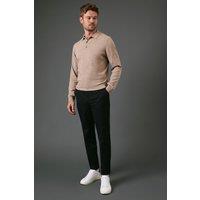 Burton Men's Slim Fit Chino Trousers in Black | Size: 34R