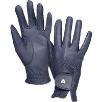 Aubrion Men's Leather Riding Gloves in Navy | Size: Large