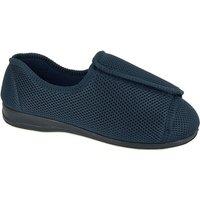 Sleepers Men's Terry Extra Wide Slippers in Navy | Size: 7
