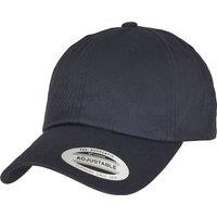 Flexfit by Yupoong Men's Low Profile Cotton Cap in Dark Navy