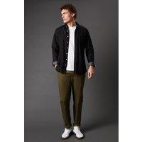Burton Men's Khaki Slim Fit Chino Trousers | Size: 34R