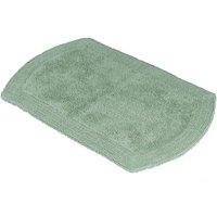 Showerdrape Ultra 100% Cotton Grey Reversible Bath Mat 800 x 500mm in Green