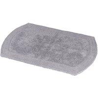 Showerdrape Ultra 100% Cotton Grey Reversible Bath Mat 800 x 500mm
