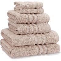 Catherine Lansfield 'Zero Twist' Cotton 6 Piece Towel Bale in Natural