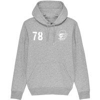 Rum Knuckles Men's Silverback Hoodie in Grey | Size: 2XL