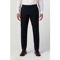 Limehaus Men's Slim Fit Trousers in Navy | Size: 38L