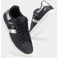 Finily Women's Mia Classic Round Lace-up Trainer in Black | Size: 4