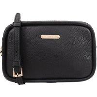 Paul Costelloe Women's 'Ishmi' 100% Real Leather Cross Body Bag in Jet Black