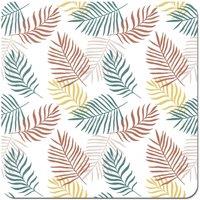 Warren Reed - Designer Palm Branches In Natural Colors Coasters - Set of 4 in Green
