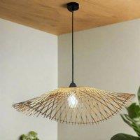 CGC Lighting 'Tulul' Large 56 cm Hand Made Bamboo Easy Fit Lampshade in Natural