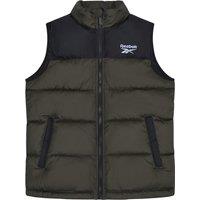 Reebok Men's Puffer Vest in Olive | Size: Medium