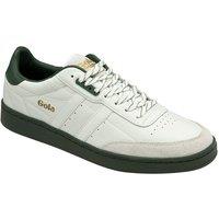 Gola Classics Men's 'Contact Leather' Lace-Up Trainers in White | Size: 9