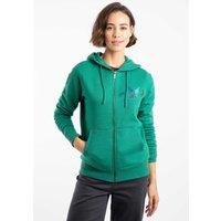 Weird Fish Women's Franchises Graphic Full Zip Hoodie in Green | Size: 22