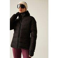 Dare 2b Women's Glacial Waterproof Insulated Padded Ski Jacket in Jet Black | Size: 14