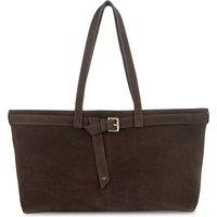 Apatchy London Women's The Esme Suede Bag in Chocolate
