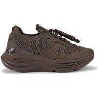 KG Kurt Geiger Women's 'Lotta Gem' Trainers in Brown | Size: 4